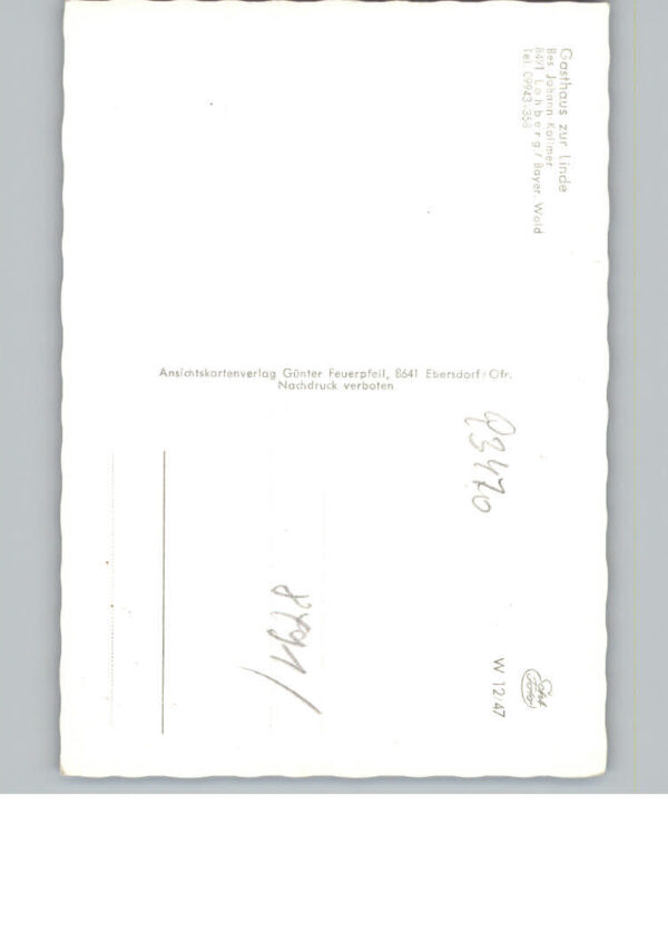 Lohberg Lam Gasthaus zur Linde – Bild 2
