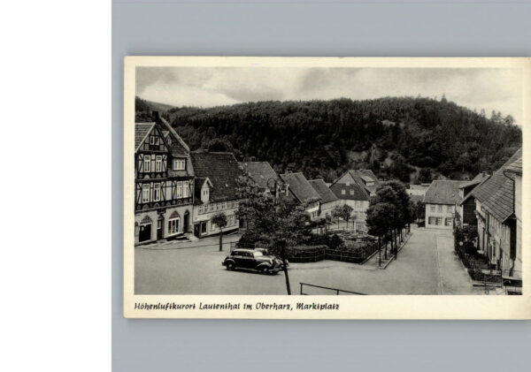 Lautenthal Harz Marktplatz