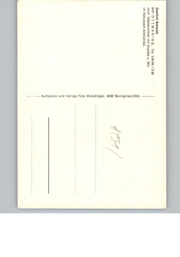 Ottmaring Oberpfalz Gasthof Schmidt – Bild 2
