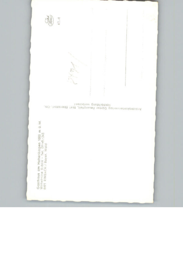 Rimbach Oberpfalz Gasthaus am Hohenbogen – Bild 2