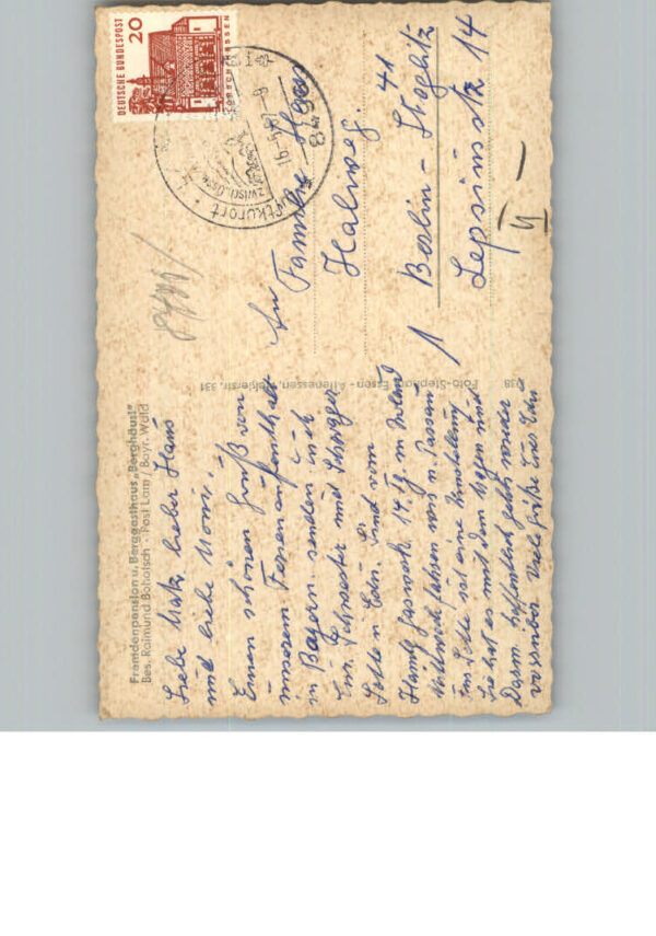 Lam Oberpfalz Pension und Berggasthof Berghaeusl – Bild 2