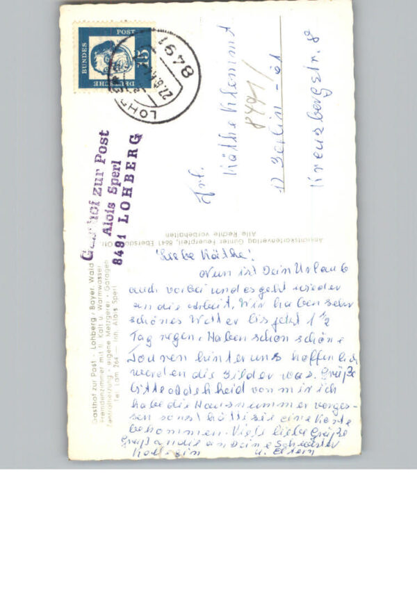 Lohberg Lam Gasthof zur Post – Bild 2