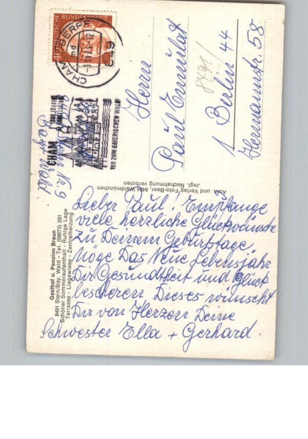 Stein Cham Gasthof-Pension Braun – Bild 2