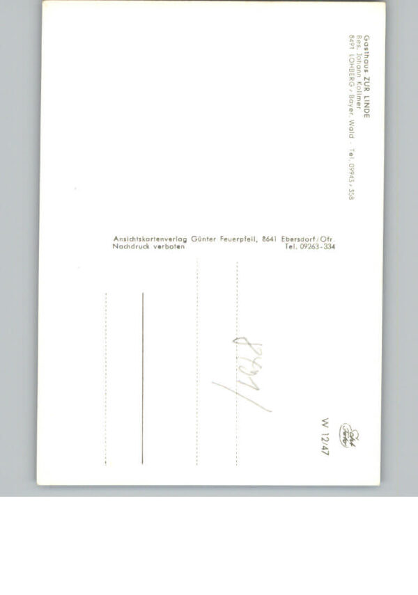 Lohberg Lam Gasthaus zur Linde – Bild 2