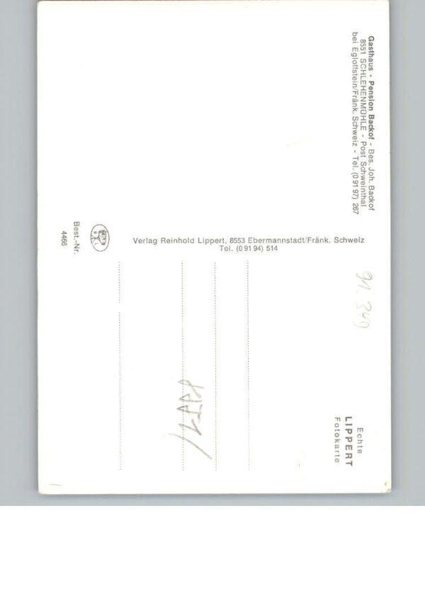 Schlehenmuehle Gasthaus Pension Backof – Bild 2