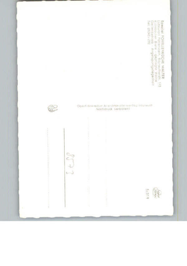 Pottenstein Oberfranken Gaststaette Malter – Bild 2
