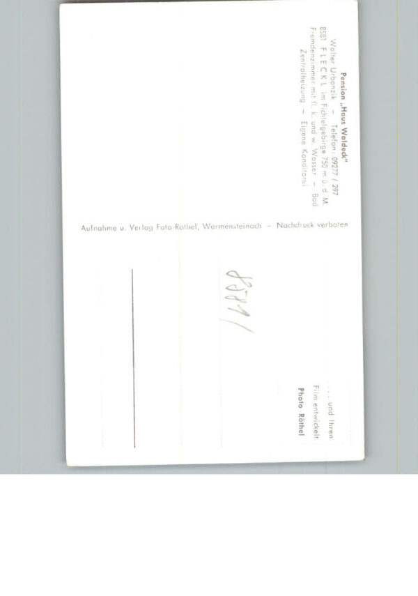 Fleckl Pension Haus Waldeck – Bild 2