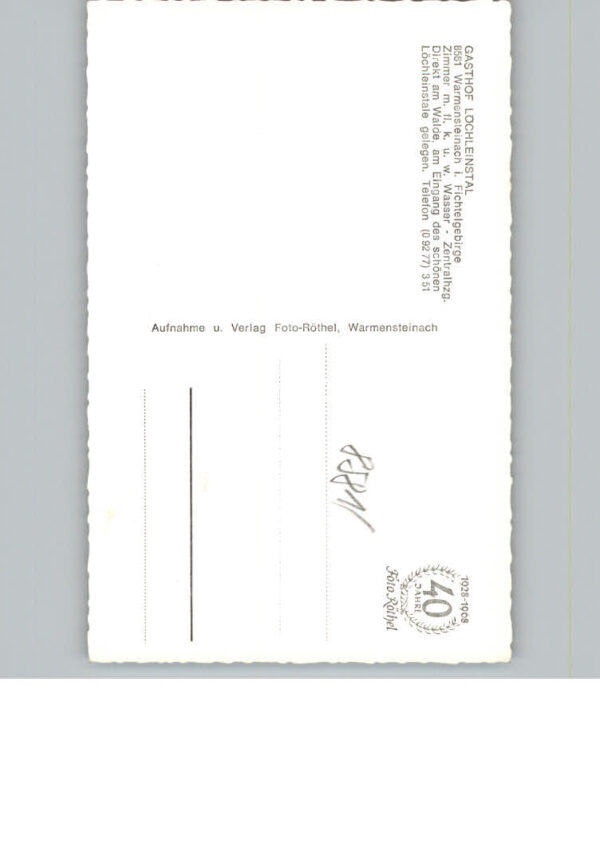 Warmensteinach Gasthof Loechleinstal – Bild 2