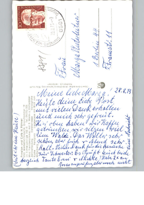 Warmensteinach Pension - Cafe Poehner – Bild 2