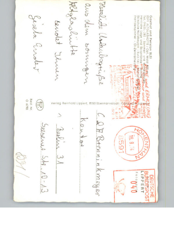Altglashuette Oberpfalz Gasthof - Pension Blei – Bild 2