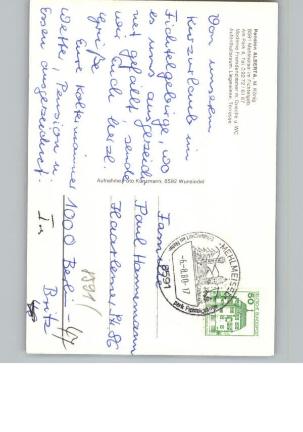 Mehlmeisel Pension Alberta – Bild 2