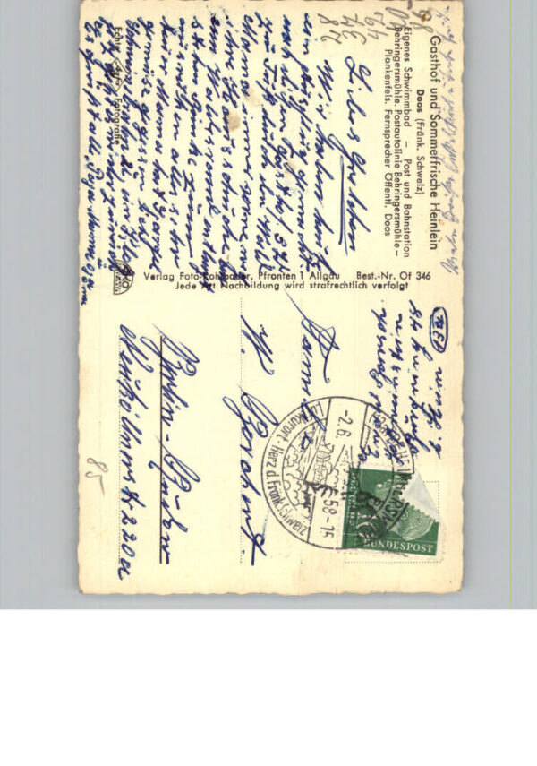 Doos Gasthof Heinlein – Bild 2