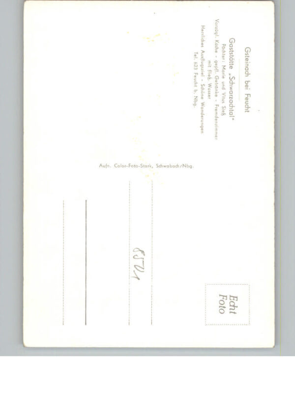 Feucht Gaststaette Pension Schwarzachtal – Bild 2