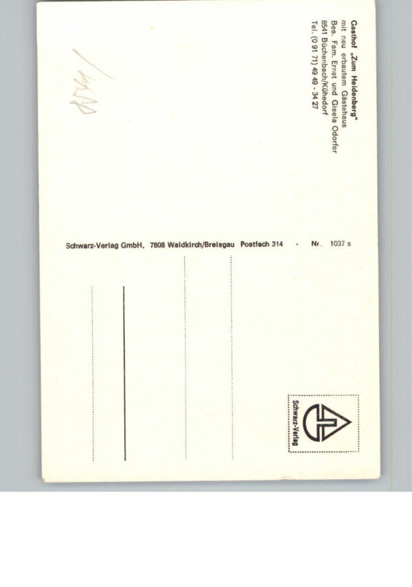 Buechenbach Mittelfranken Gasthof Zum Heidenberg – Bild 2