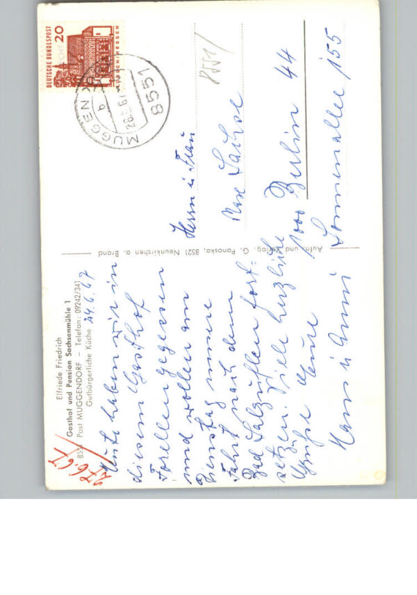 Muggendorf Fraenkische Schweiz Gasthof Pension Sachsenmuehle – Bild 2
