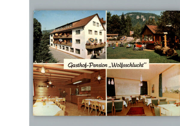Muggendorf Fraenkische Schweiz Gasthof Pension Wolfsschlucht