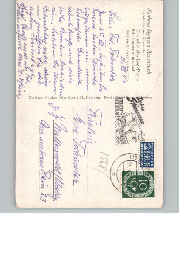 Unterachtel Pension Kurhaus Sigmund Rauenbusch – Bild 2