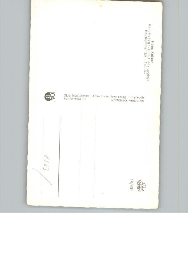 Bischofsgruen Pension Haus Kaiser – Bild 2