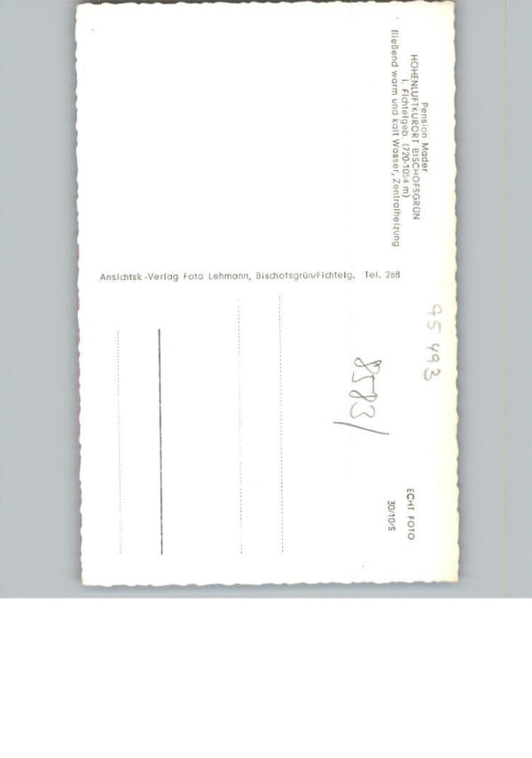 Bischofsgruen Pension Mader – Bild 2