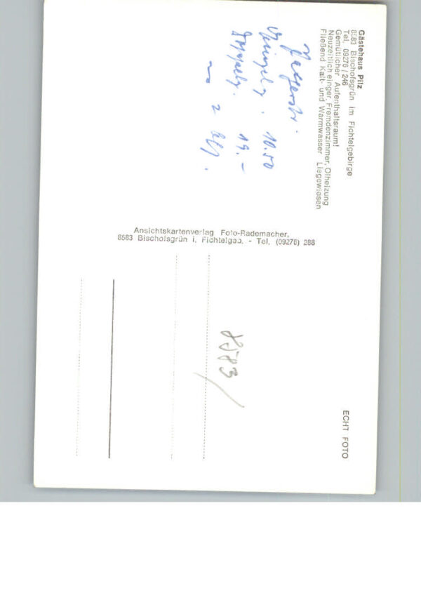 Bischofsgruen Pension Pilz – Bild 2