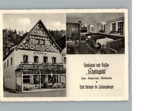 Bad Berneck Konditorei Cafe Rheingold