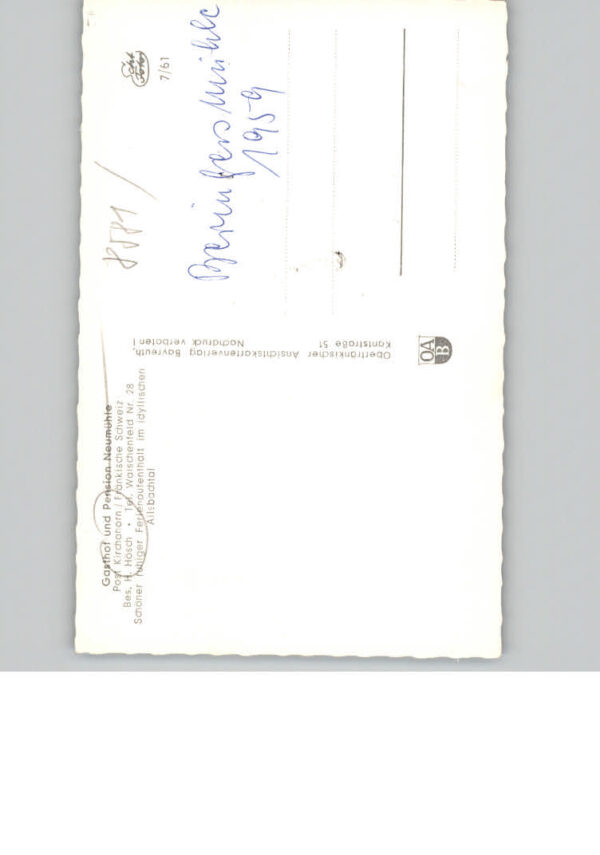 Kirchahorn Gasthof Pension Neumuehle – Bild 2