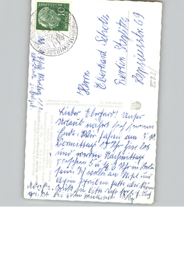 Bischofsgruen Restaurant Pension Hoyer-Baude – Bild 2