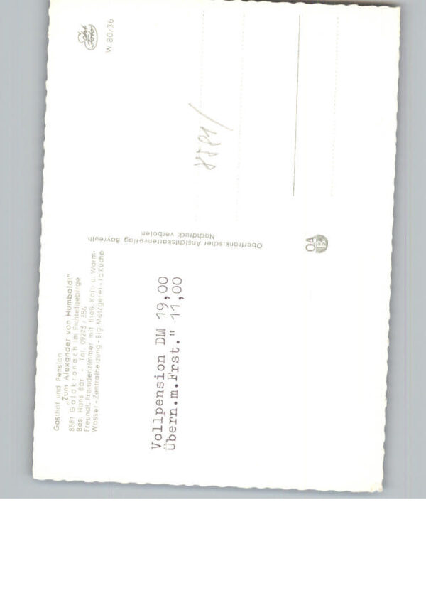 Goldkronach Gasthof Pension zum Alexander v. Humboldt – Bild 2