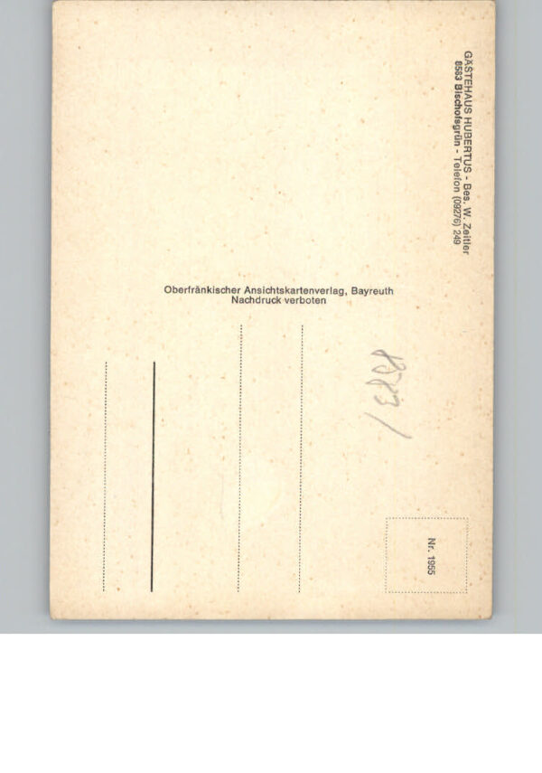 Bischofsgruen Pension Hubertus – Bild 2