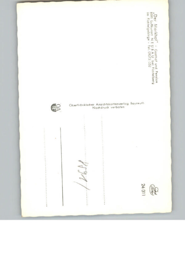 Neubau Fichtelberg Gasthof Pension Der Markhof – Bild 2