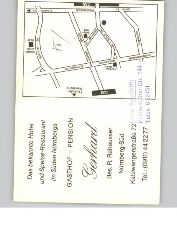 Nuernberg Gasthof Pension Gerhard – Bild 2