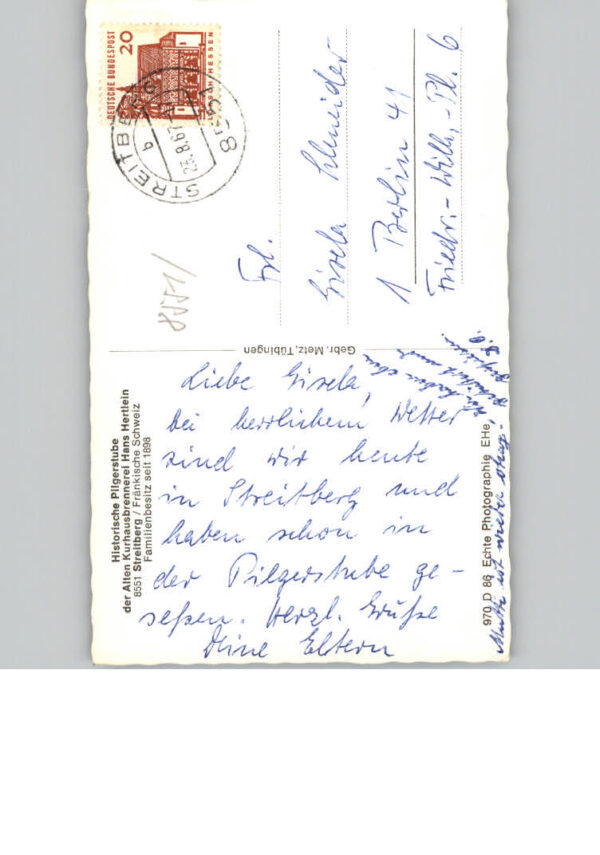 Streitberg Oberfranken Alte Kurhausbrennerei Histor Pilgerstube – Bild 2