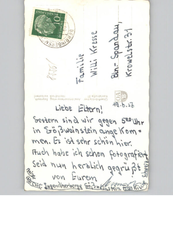 Goessweinstein Jugendherberge – Bild 2