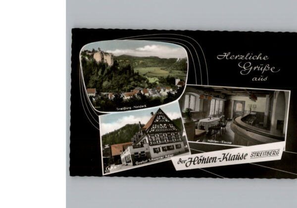 Streitberg Oberfranken Gasthof Schwarzer Adler Hoehlenklause