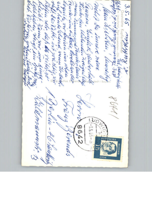 Lauenstein Oberfranken Gaststaette Kupferhammer – Bild 2