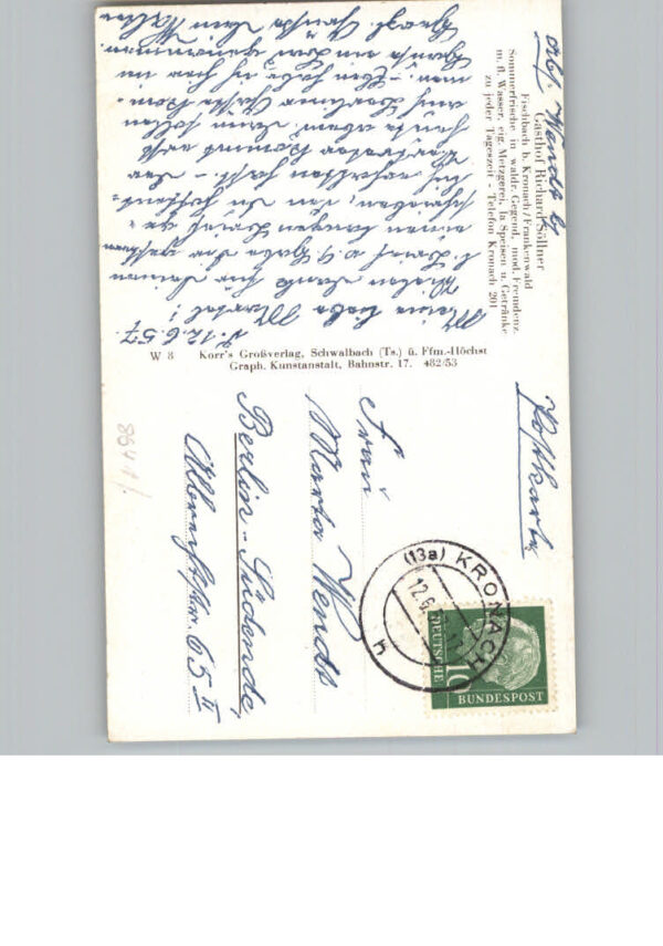 Fischbach Kronach Gasthof Richard Soellner – Bild 2