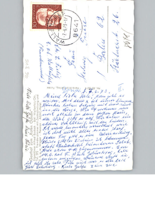 Wallenfels Oberfranken Gasthof Roter Ochse – Bild 2