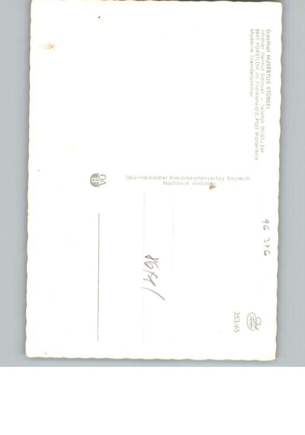 Forstloh Wallenfels Gasthof Hubertus-Stueberl – Bild 2