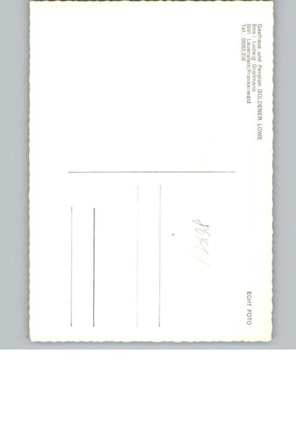 Lauenstein Oberfranken Gasthaus Goldener Loewe – Bild 2