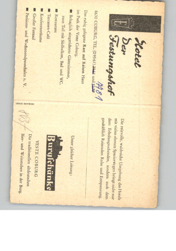 Coburg Hotel der Festunghof – Bild 2