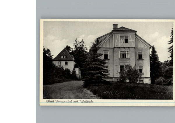 Hutschdorf Heilstaetten Haus Immanuel Waldeck