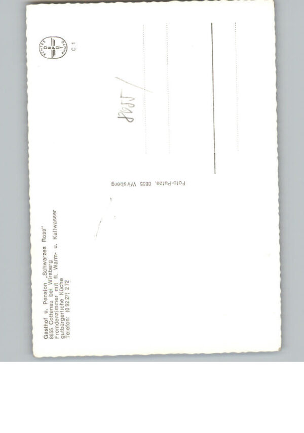 Cottenau Oberfranken Gasthof Schwarzes Ross – Bild 2