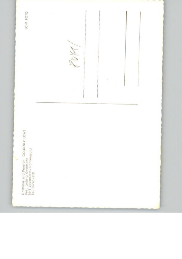 Lauenstein Oberfranken Gasthaus goldener Loewe – Bild 2