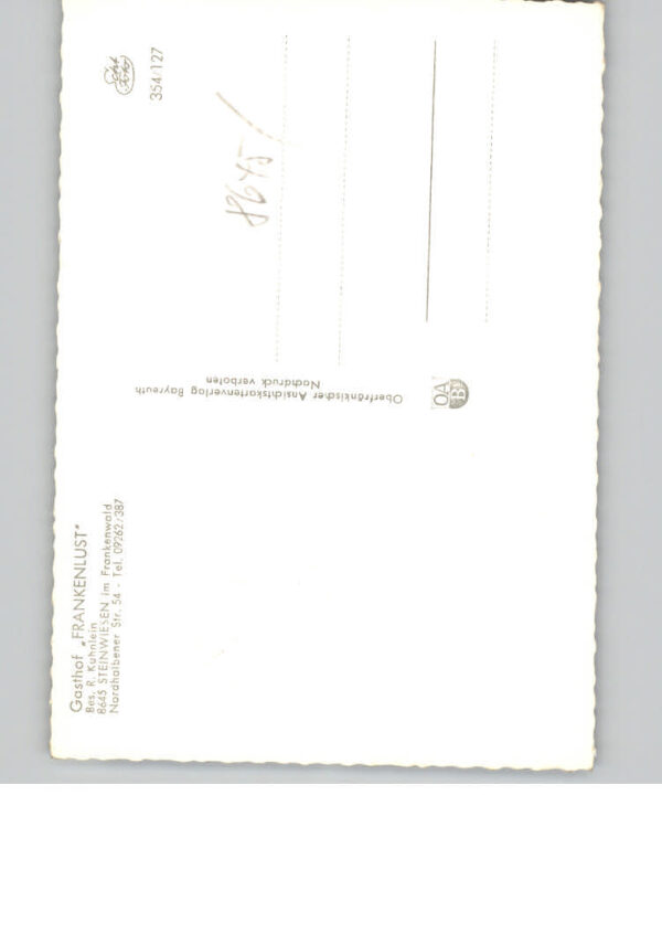 Steinwiesen Gasthof Frankenlust – Bild 2