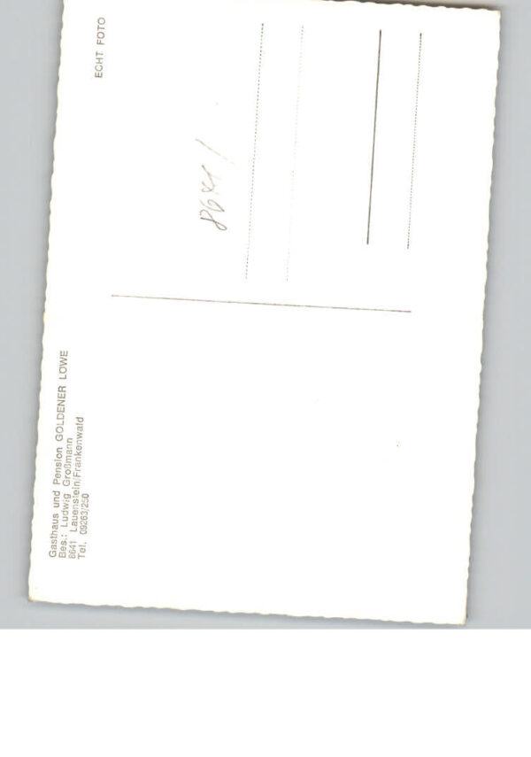 Lauenstein Oberfranken Gasthaus goldener Loewe – Bild 2