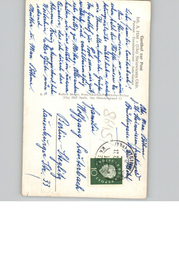 Steinwiesen Gasthof zur Post – Bild 2