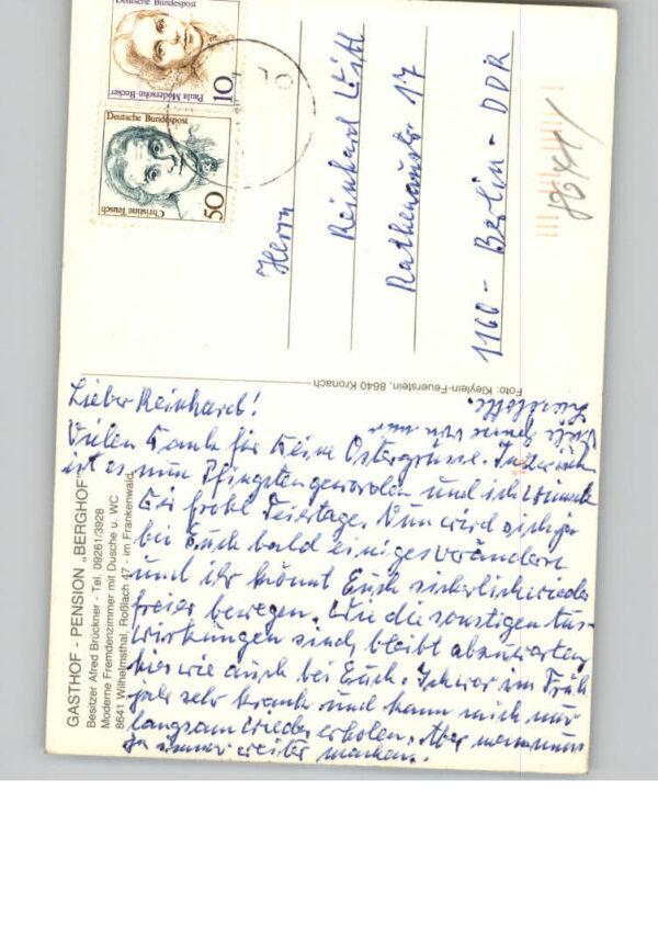 Wilhelmsthal Oberfranken Gasthof Berghof – Bild 2