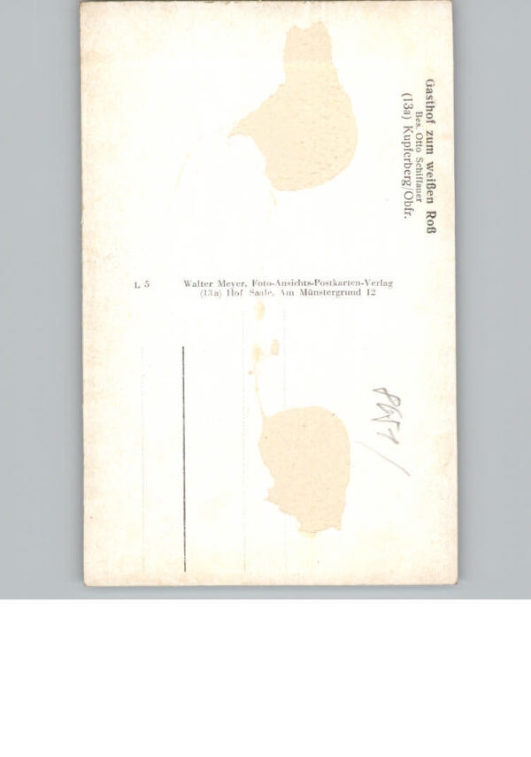 Kupferberg Oberfranken Gasthof zum weissen Ross – Bild 2