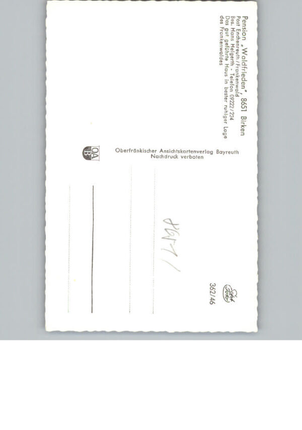 Birken Enchenreuth Pension Waldfrieden – Bild 2