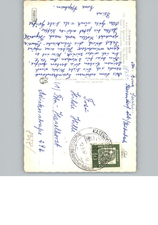 Kasendorf Oberfranken Gasthof Schwarzes Ross – Bild 2
